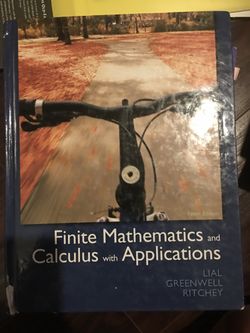 Finite Mathematics Calculus With Application Textbook