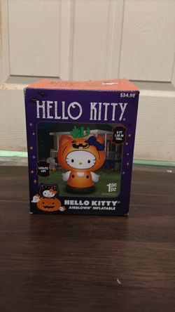 Hello kitty halloween blow up