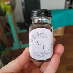 Wedding favors Case of 2 oz jars shot for juice coffee samples spice 
