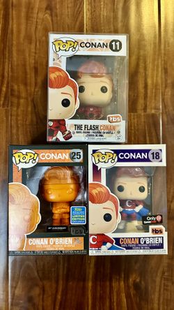 Conan O’ Brien Funko Pop Lot