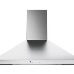 GE  JVW5301SJSS 30 Inch Wall Mount Chimney Hood with Recirculating Option, 350 CFM Blower, Dishwasher Safe Filters, Auto-Off, Optional Remote Control,