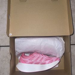 adidas Adizero Aruku J Lightweight Breathable Pink Mesh Kids Youth Girls Running Shoes
