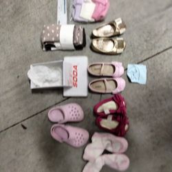 Girls Toddler Shoes. Socks And Ugg Boots. 