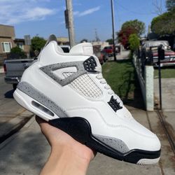 Jordan 4 White Cement
