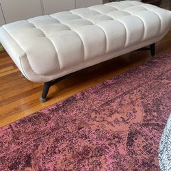 Velvet Ottoman 
