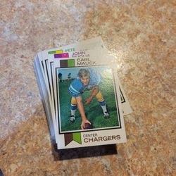 73' Topps Football Cards