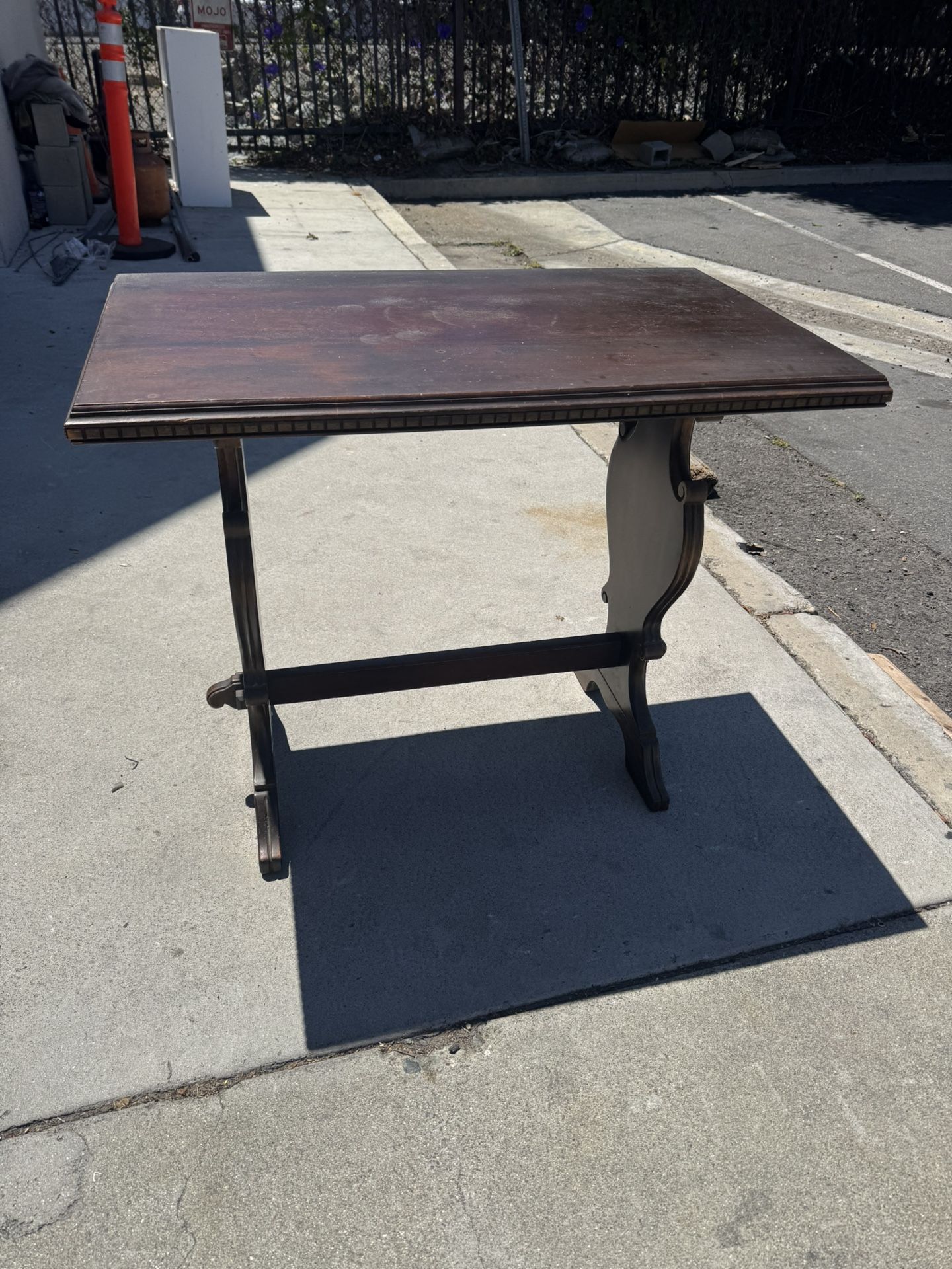 Antique Table Real Wood