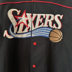 New Men’s 76ers Warm Up Jacket 3xl NWT