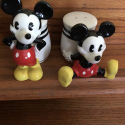 Vintage Mickey Mouse Salt And Pepper Shakers With cola Cola Salt And Pepper Shakers 