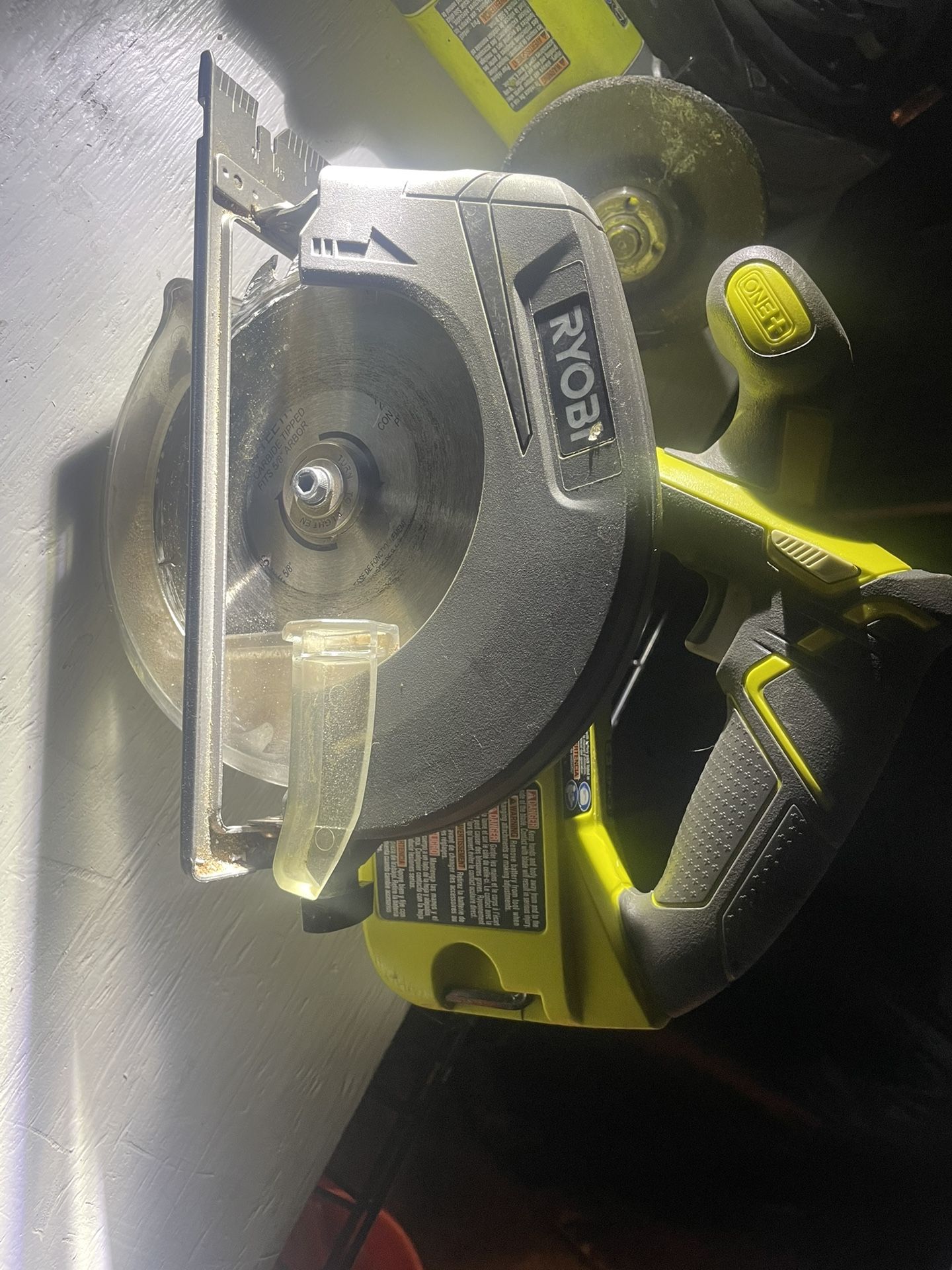 Ryobi P507 ONE 18V 6 1 2 Cordless Circular Saw for Sale in Indio CA OfferUp
