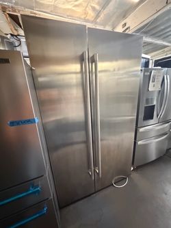 48” JENN AIR BUILT IN STAINLESS STEEL REFRIGERATOR