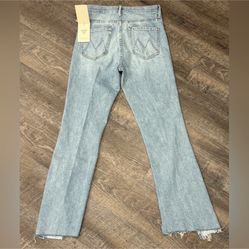 Mother Light Blue Flare Jeans 