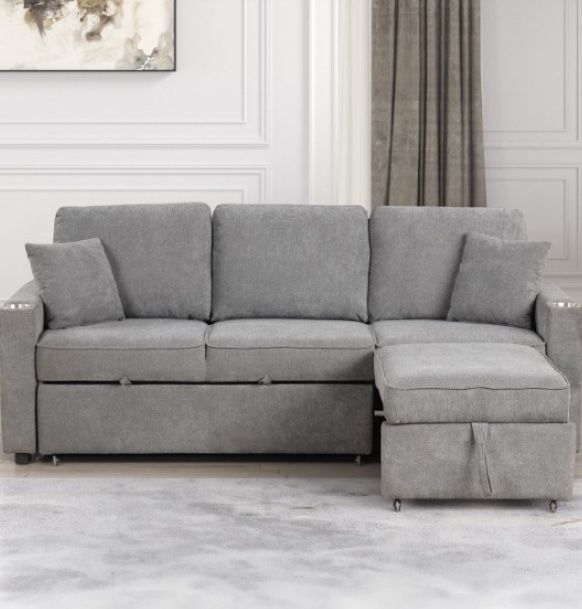 New Sleeper Sectional Couch/ Free Delivery