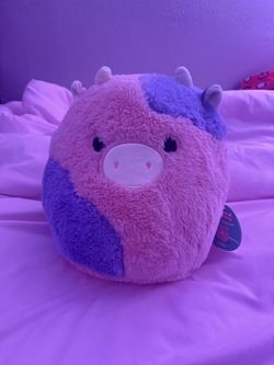 Squishmallows Patty the Cow FuzzAMallow 14"
