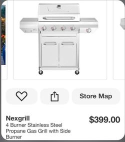 BRAND NEW IN BOX STAINLESS STEEL PROPANE GAS BBQ GRILL