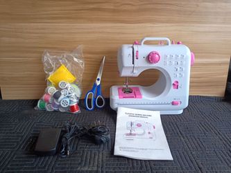 Electric Sewing Machine with Accessories and Manual