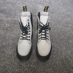 Dr. Martens White Jadons Size 5 