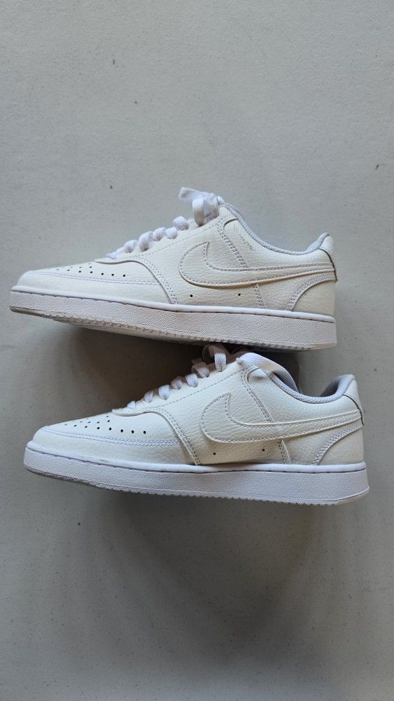 Nike White Leather Sneakers Iconic Style