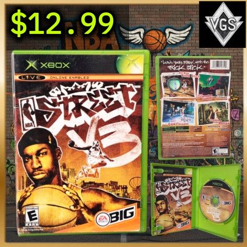 NBA Street Vol 3 V3 (Microsoft Xbox, 2003)
