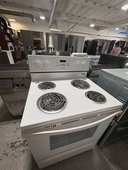 Whirlpool White Electric Coil Range