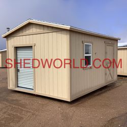 12x16 Tall Peak Shed 8, No Tax/ Plus Delivery 