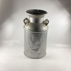  Vintage Milk Can Jug Metal With Lid 20” Tall