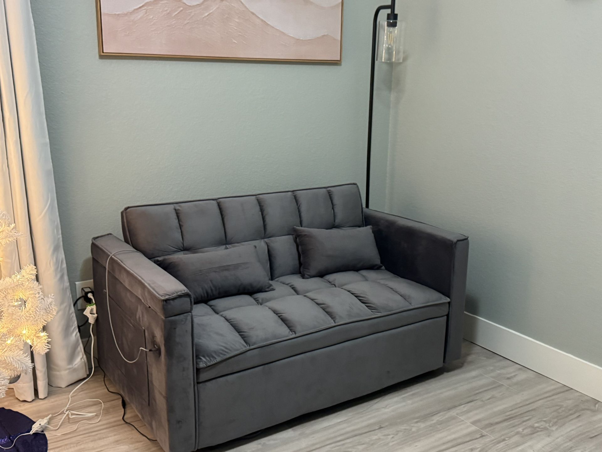 Sofa Sleeper With Usb And Table