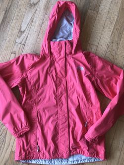 Coral North Face Jacket