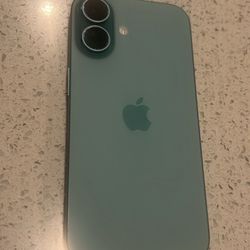 iPhone 16 Teal Cricket 