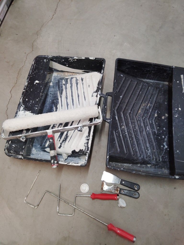 Two 18 Inch Roller Pans