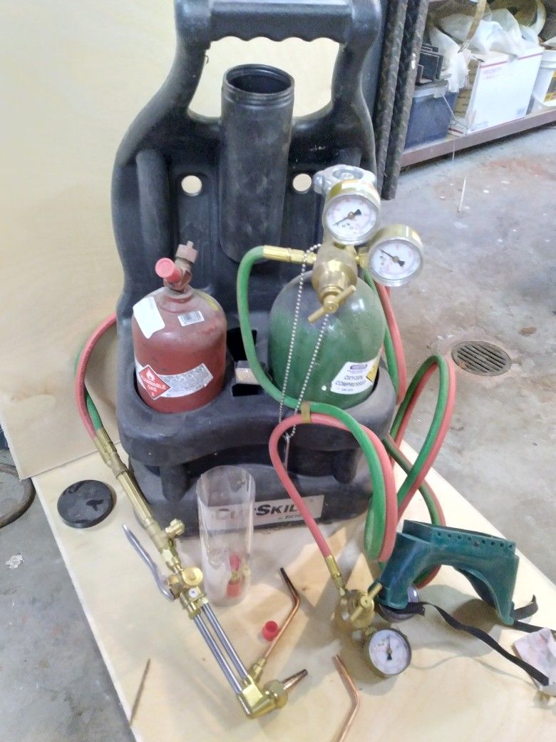 Victor Cutskill Welding Setup