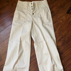 Sonoma White Jeans Size 8