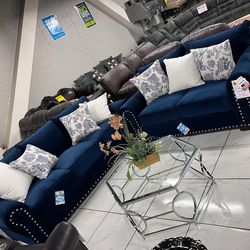 Oversize Sofa Set 💙 Blue Color 💙