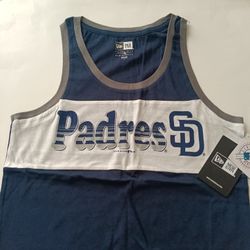 Women's San Diego Padres New Era 5th & Ocean Tank Tops - Small And Medium 