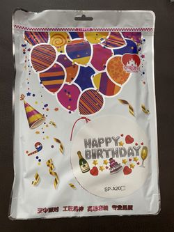 Brand New Birthday Aluminium Balloons Set 20 Pieces