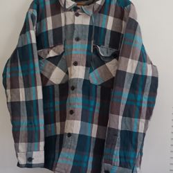 Vintage Ocean Pacific Flannel Jacket Size Xl