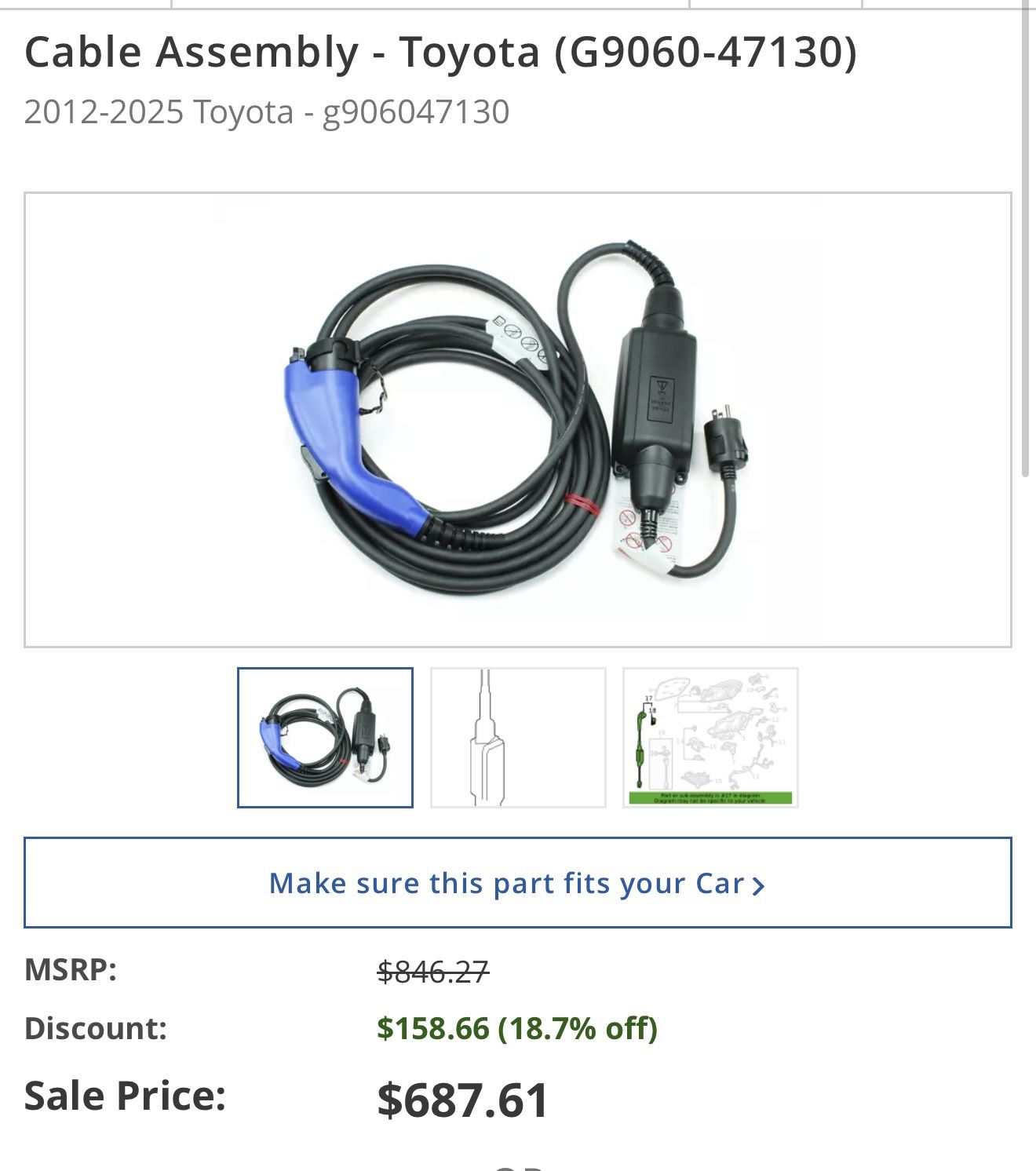 Toyota EV Charger G9060-47130