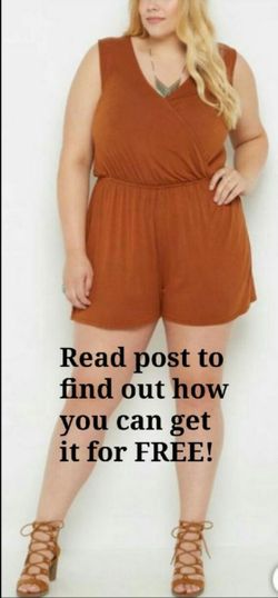 Plus Size Romper