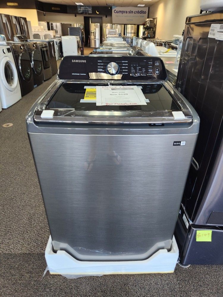 SAMSUNG 4.5CF WASHER 629! TOPLOAD! 1 YEAR WARRANTY INCLUDED!