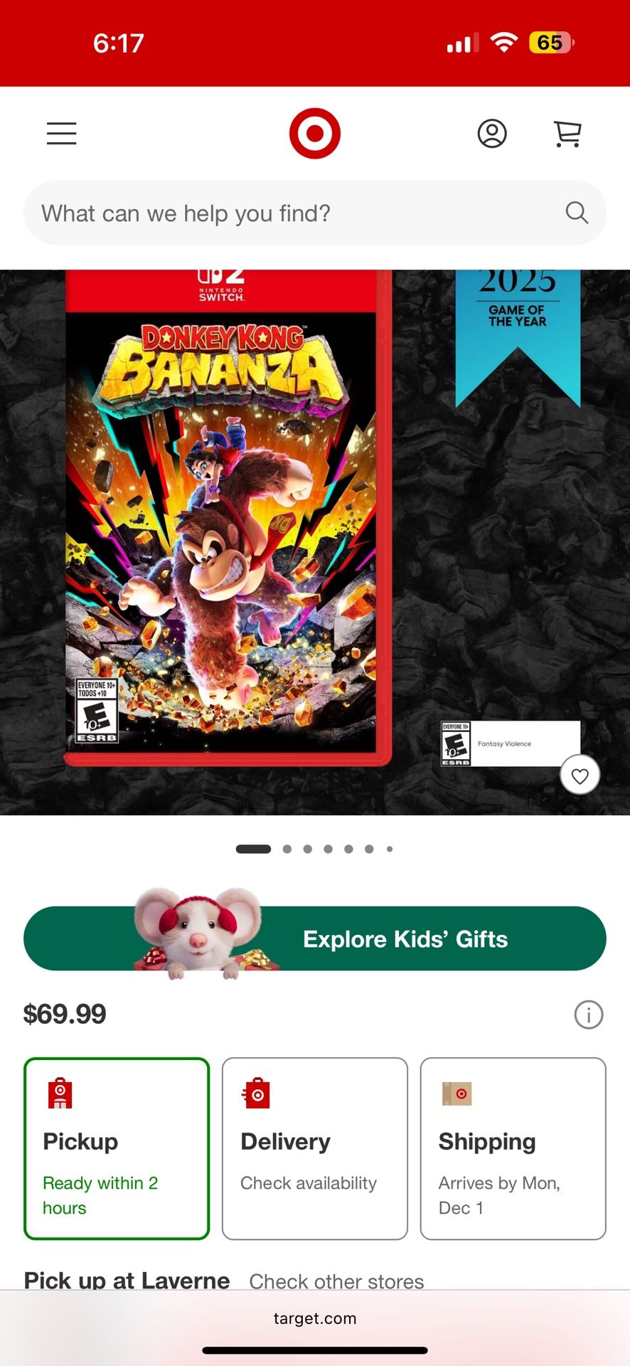 Donkey Kong Bananza Nintendo