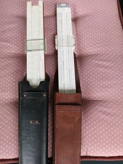 Antique Vintage US Military Navigator Rulers