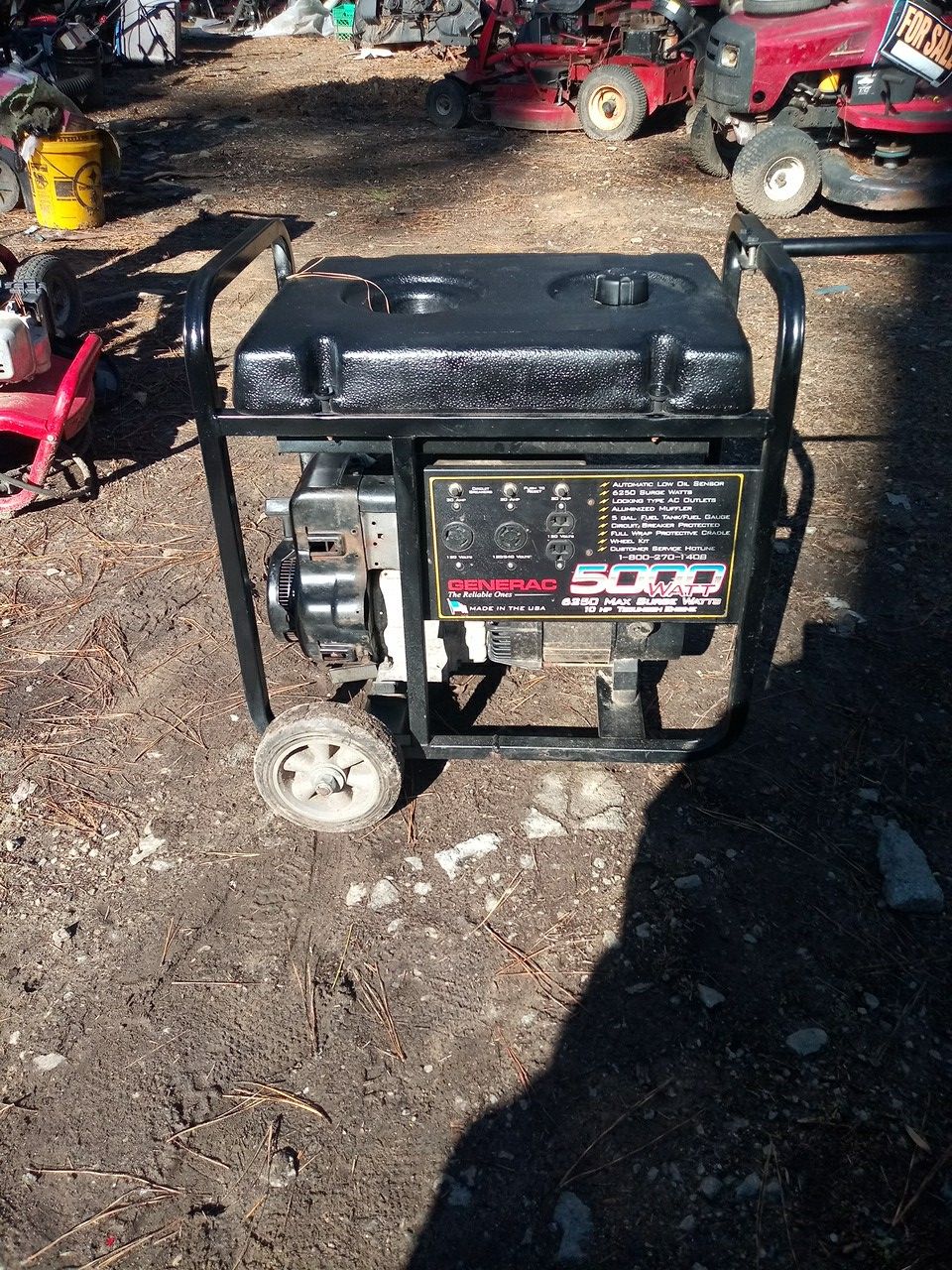 PreOwned Generac 5000 Watt Generator for Sale in Marietta, GA OfferUp