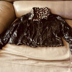 Leopard Warm Jacket Reduced $18 Lowered 15