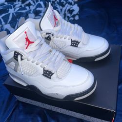 Air Jordan 4 Black Cat + White Cement Bundle | Size 10