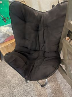 Black cozy chair