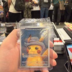Pokemon Pikachu Grey Felt Hat (Van Gogh) Sealed