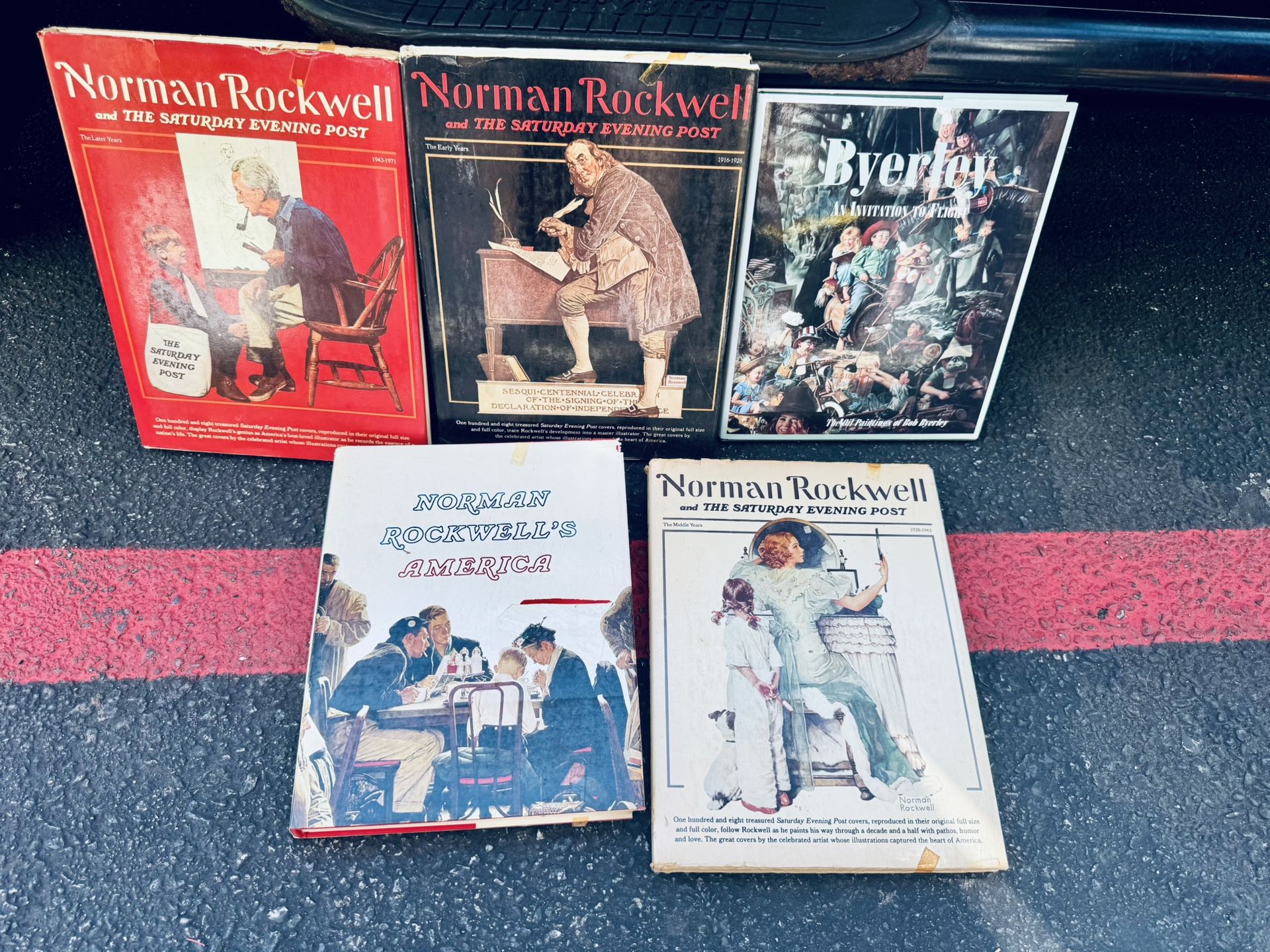 Norman Rockwell Book Lot
