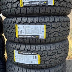 265 70 16 Vendo Un Set De Llantas Nuevas Con Garantía Marca FORCELAND 