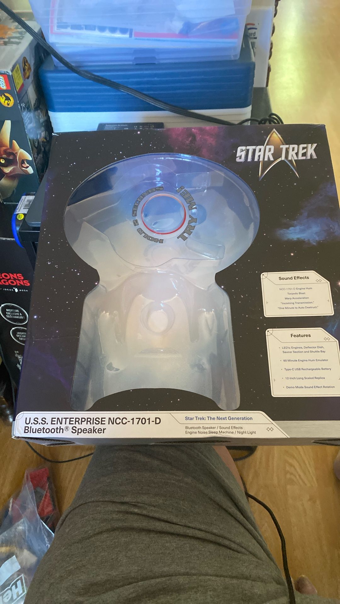 USS Enterprise NCC-1701 D Bluetooth Speaker