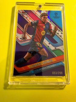 Topps Finest 2023-24 Lamine Yamal #99 FC Barcelona/299 UCL Soccer